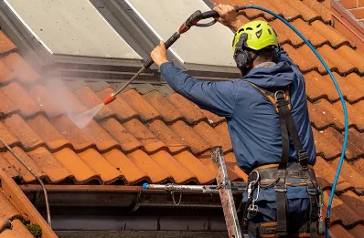 Démoussage et hydrofuge de toiture à Radenac